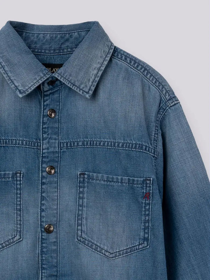 REPLAY & SONS VINTAGE MID DENIM SHIRT