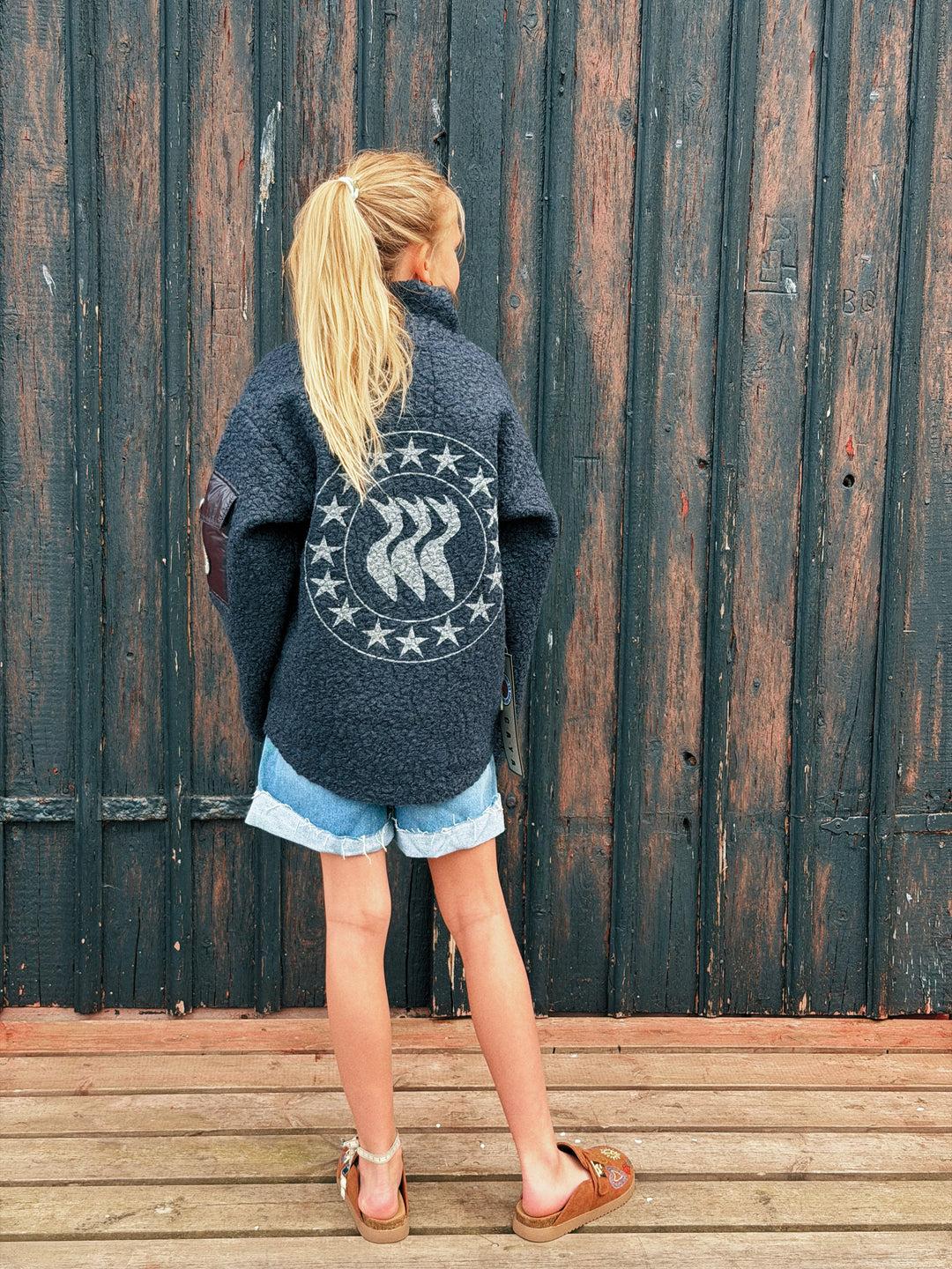 CAYA NINI HALF ZIP Kids Navy