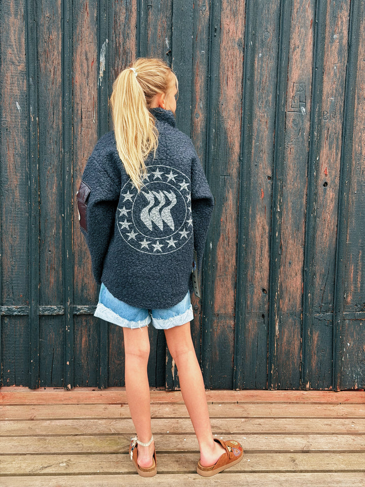 CAYA NINI HALF ZIP Kids Navy
