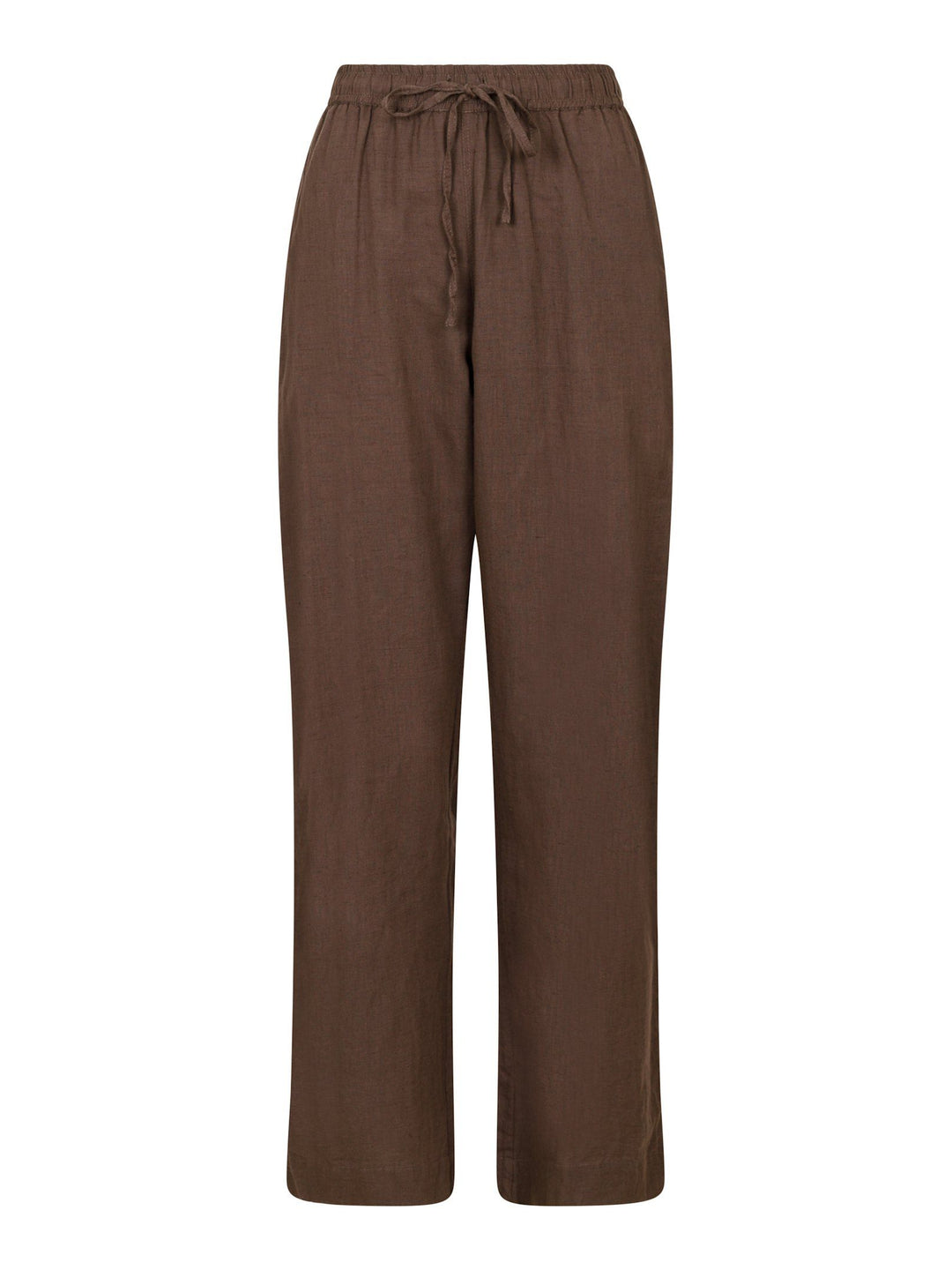 Neo Noir Sonar Linen Pants Brown