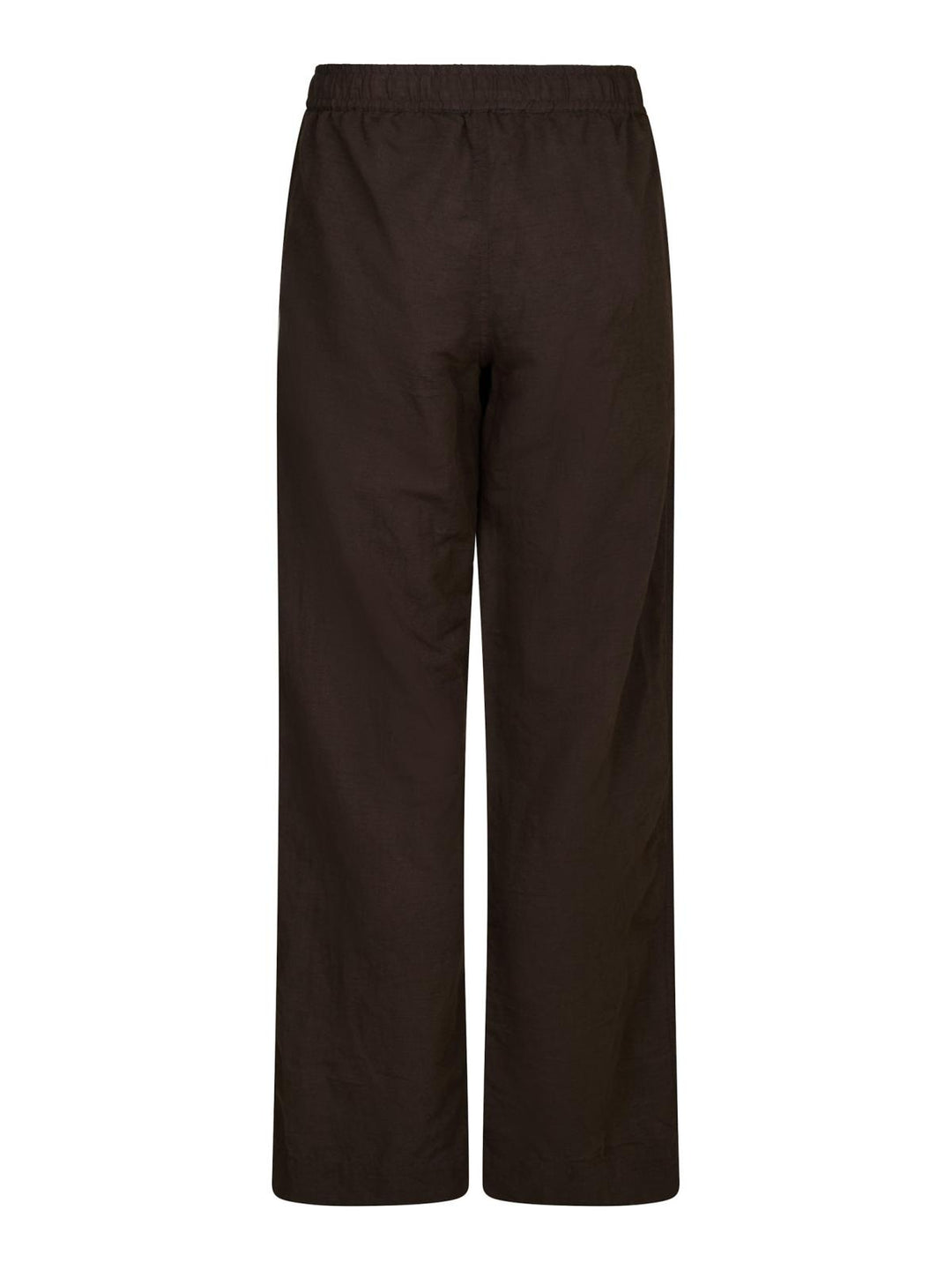 Neo Noir Sonar Linen Pants Dark Brown