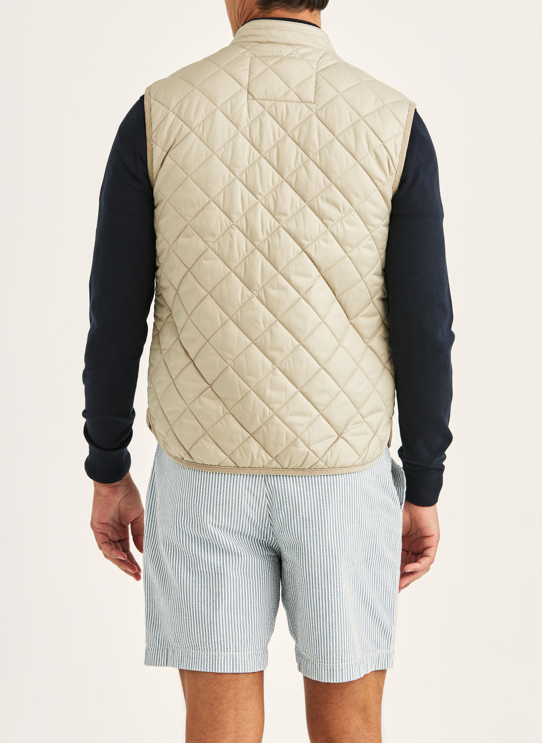 Morris Teddy Quilted Vest Khaki