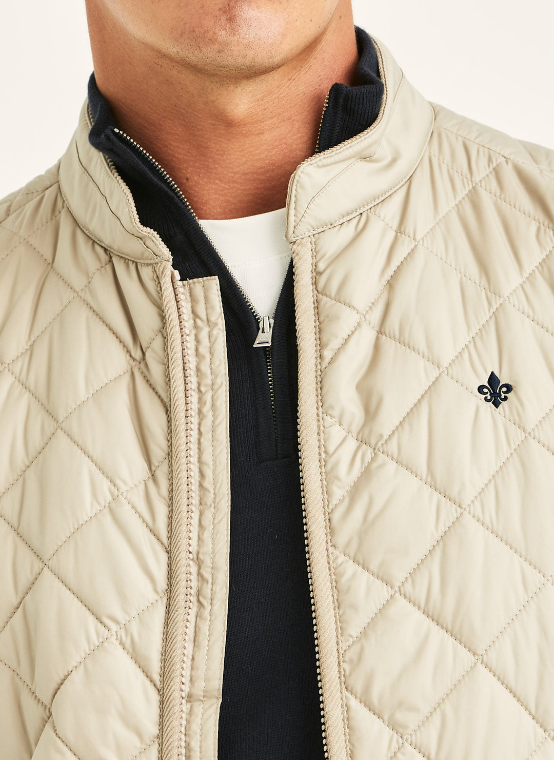 Morris Teddy Quilted Vest Khaki