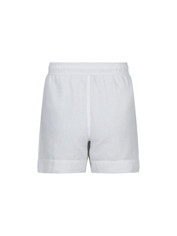 Neo Noir Shea Linen Shorts White