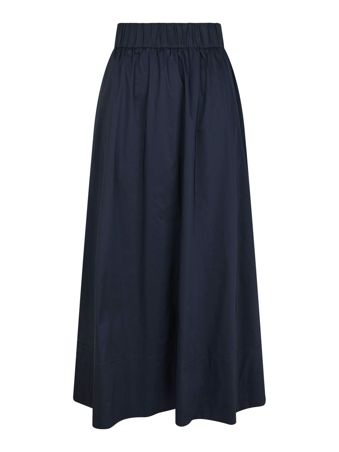 Neo Noir Yara Long Poplin Skirt Navy