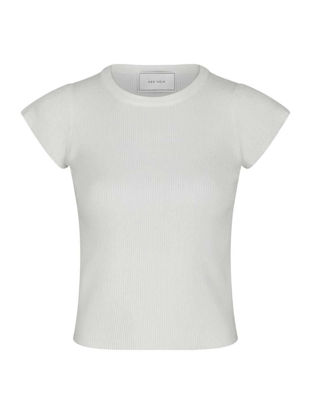 Neo Noir Tirra Knit Tee Off White