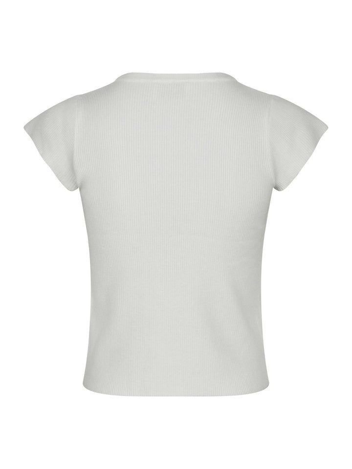 Neo Noir Tirra Knit Tee Off White