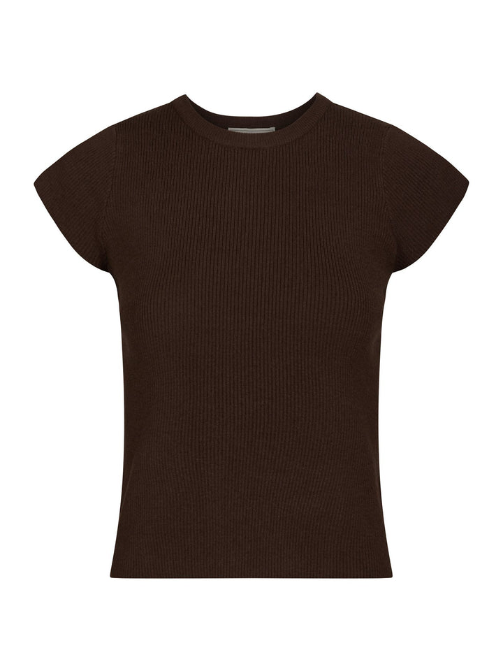 Neo Noir Tirra Knit Tee Brown