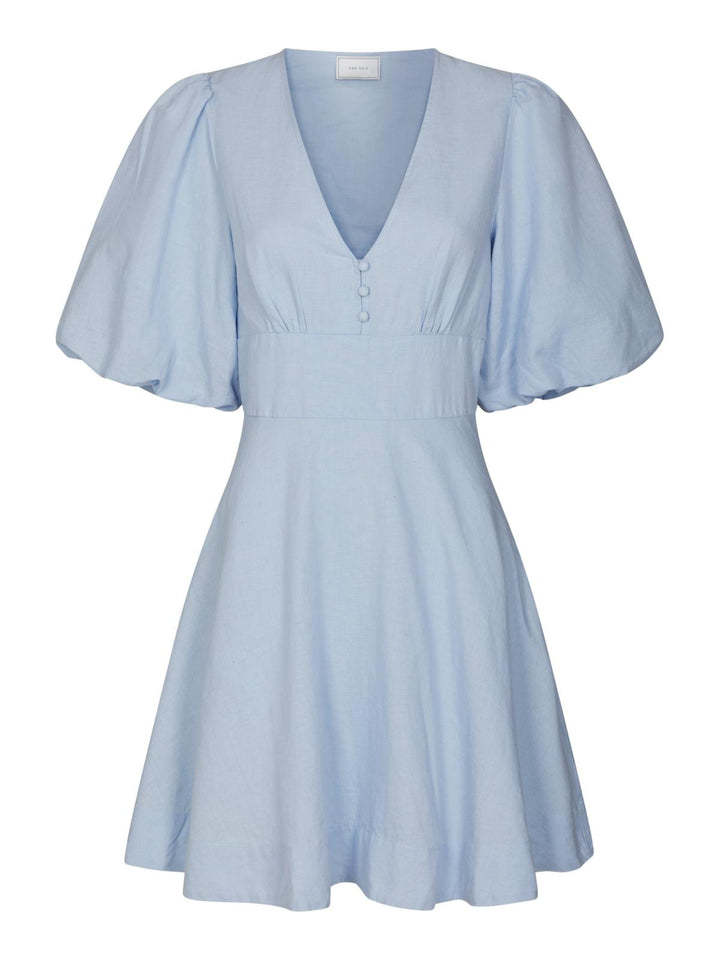 Neo Noir Halli Linen Dress