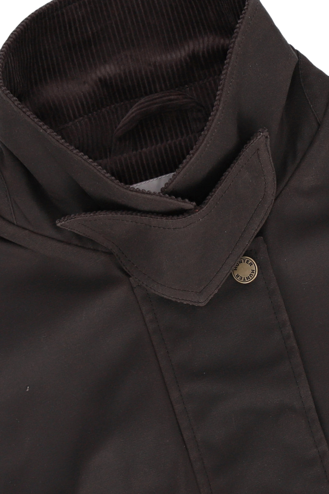LEITH WAXED JACKET CHOCOLATE BROWN