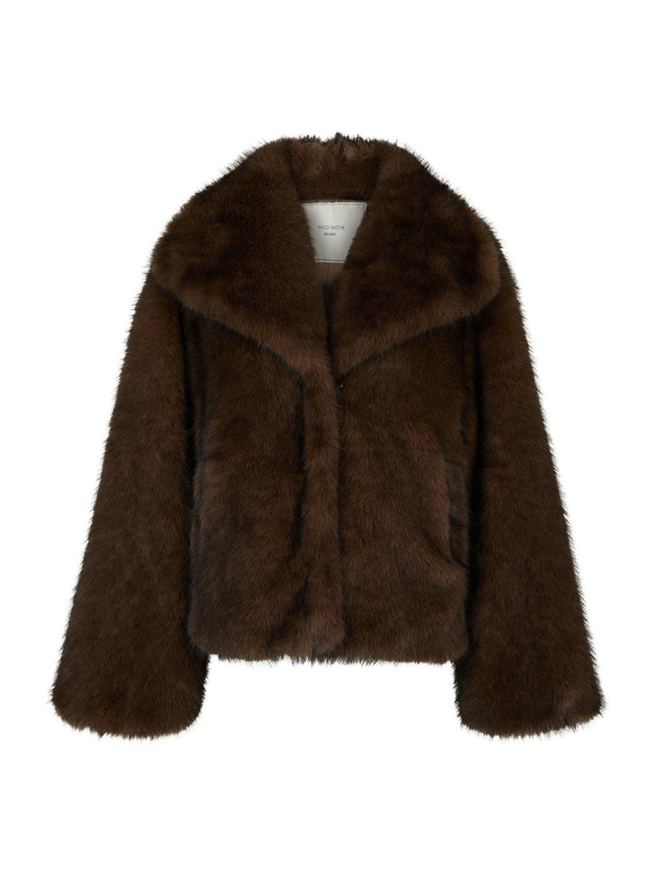 Neo Noir Stephanie Faux Fur Jacket