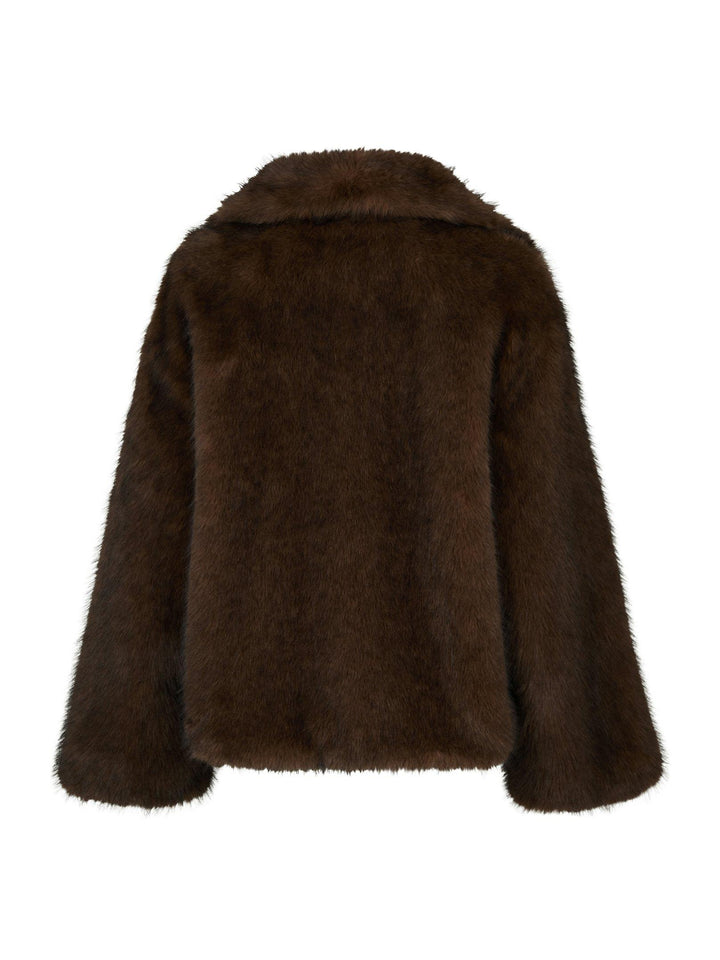 Neo Noir Stephanie Faux Fur Jacket
