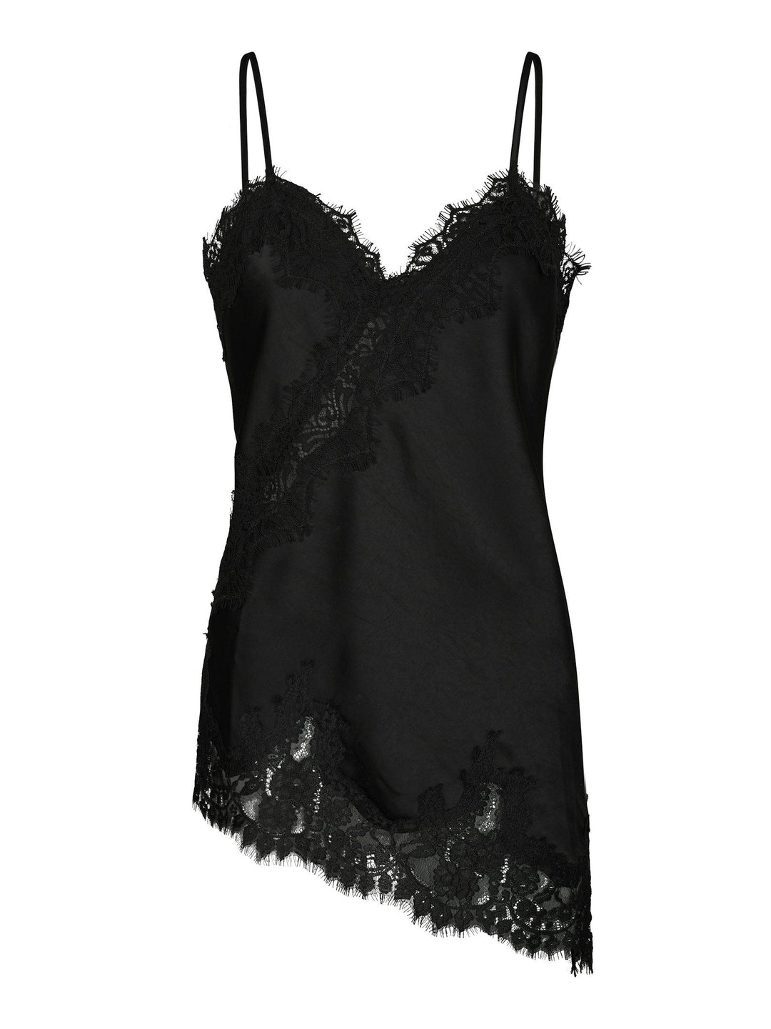 Neo Noir Viole Lace Top Black