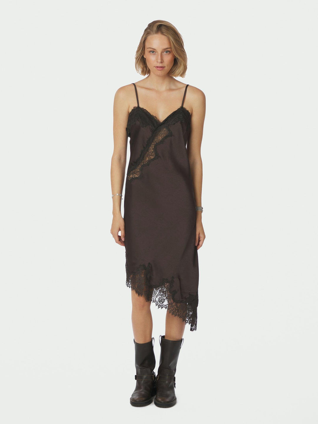 Neo Noir Sorelle Lace Dress Brown