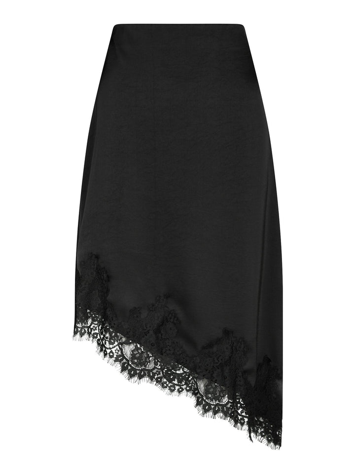 Neo Noir Fiora Lace Skirt Black