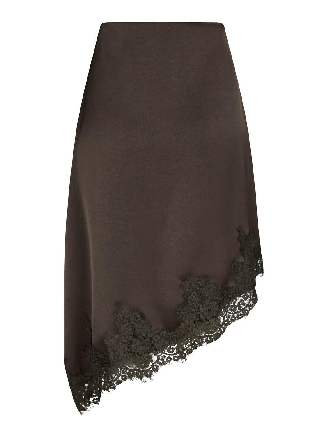 Neo Noir Fiora Lace Skirt Brown
