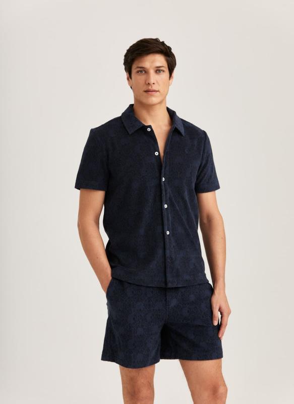 Morris Shelby Terry Shirt Navy