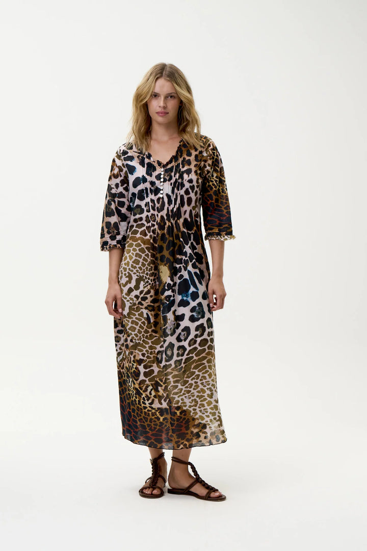 ONE SEASON Lipari Long Poppy Leopard