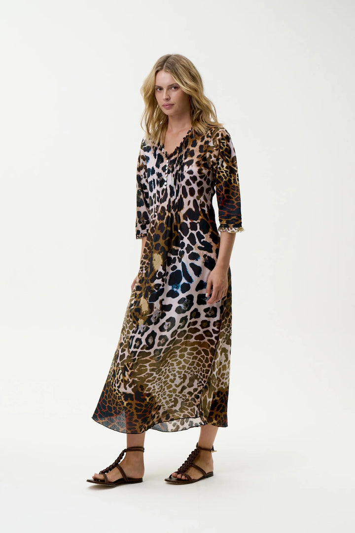 ONE SEASON Lipari Long Poppy Leopard