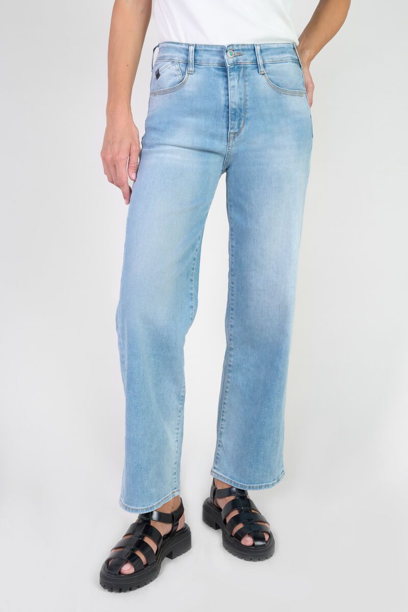 Le Temps des Cerises Jeans pulp wide leg high waist 7/8th blue N°4