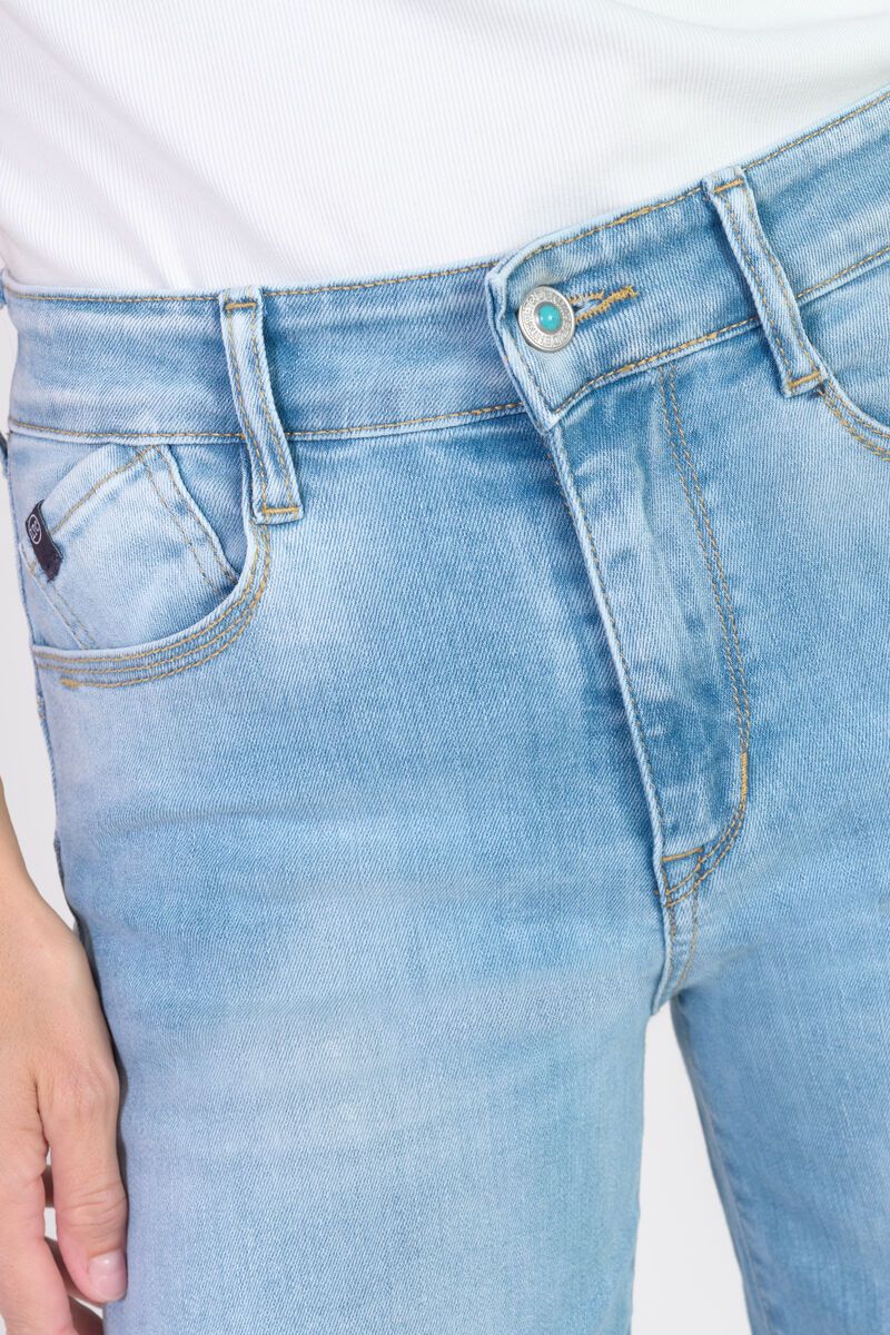 Le Temps des Cerises Jeans pulp wide leg high waist 7/8th blue N°4