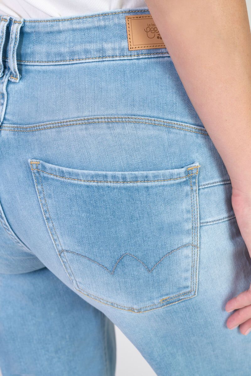 Le Temps des Cerises Jeans pulp wide leg high waist 7/8th blue N°4