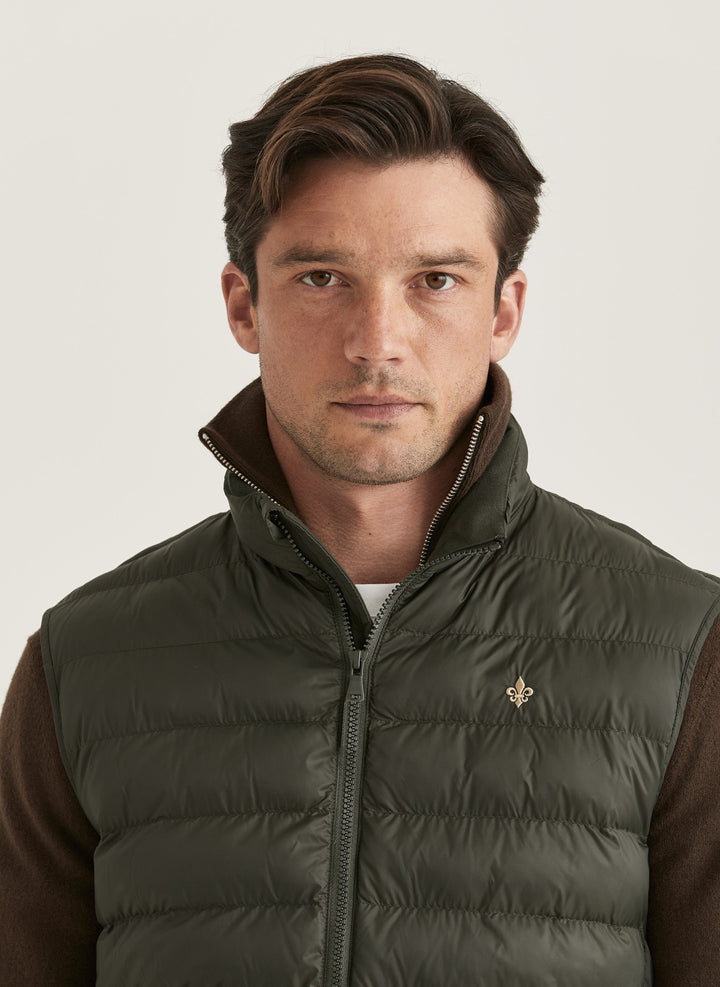 Morris Norfolk Liner Vest Olive