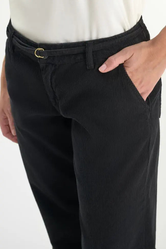 Pantalon Femme Tahis Velvet Black