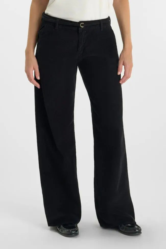 Pantalon Femme Tahis Velvet Black