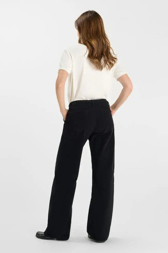 Pantalon Femme Tahis Velvet Black