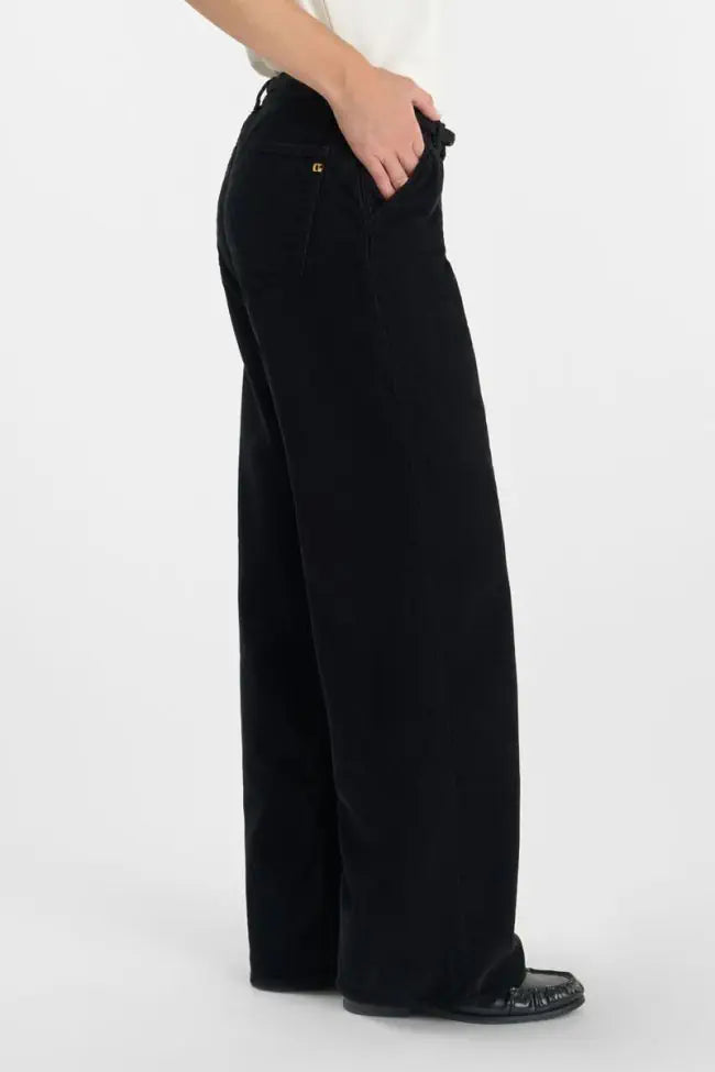 Pantalon Femme Tahis Velvet Black
