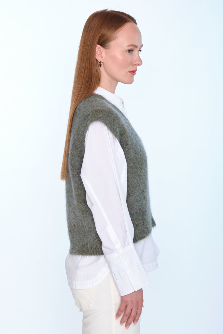 Hést PERNILLE Vest Winter Moss