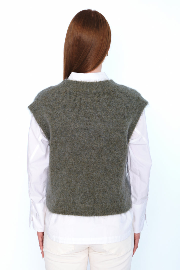 Hést PERNILLE Vest Winter Moss