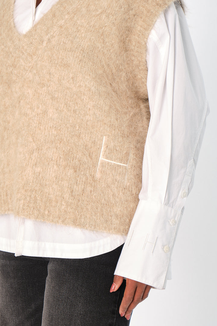 Hést PERNILLE Vest Savanah Tan