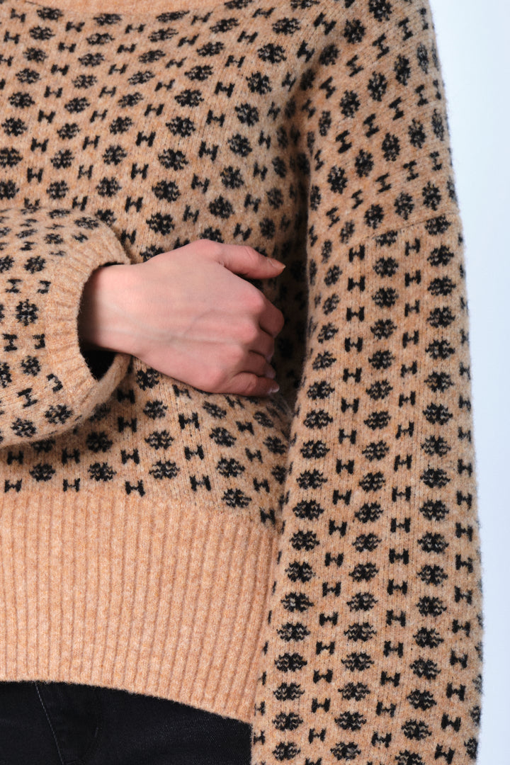 Hést Logo Sweater Beige