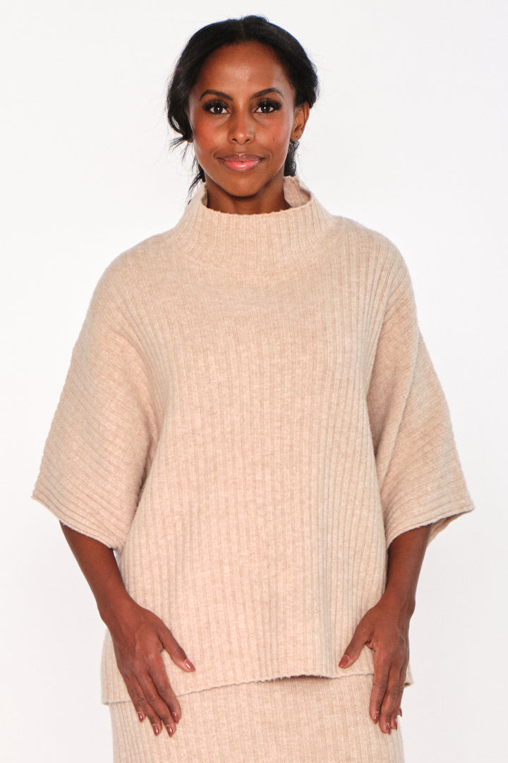 Hèst ADELINA Sweater Brown Melange