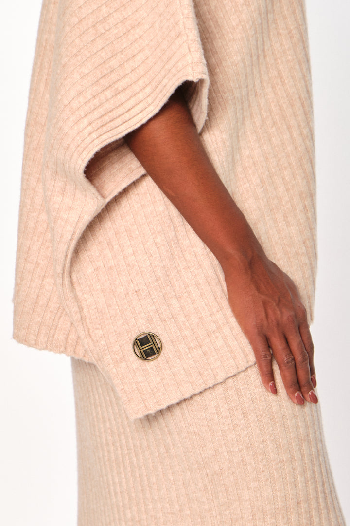 Hèst ADELINA Sweater Brown Melange