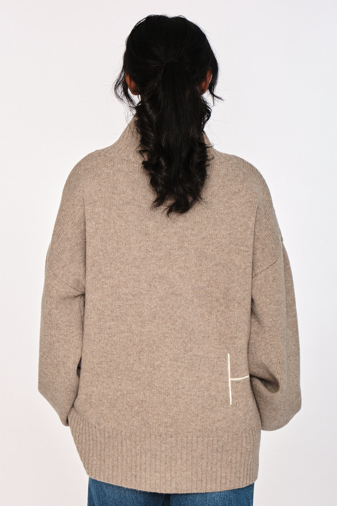 Hést GIANNA Sweater Light Brown Melange