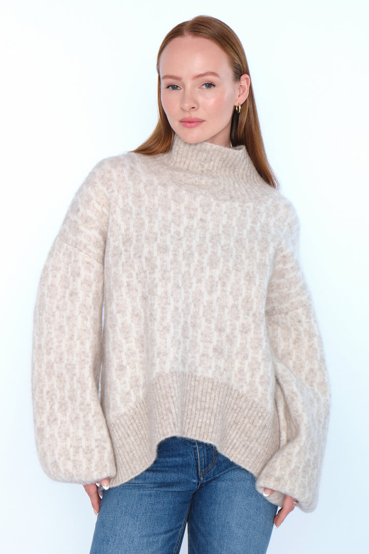 HÉST FAM New Pattern Light Beige Melange