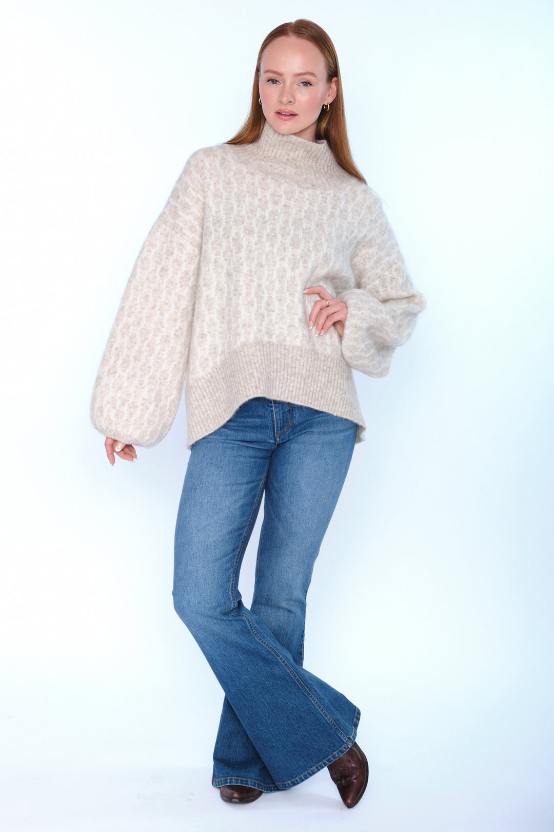 HÉST FAM New Pattern Light Beige Melange