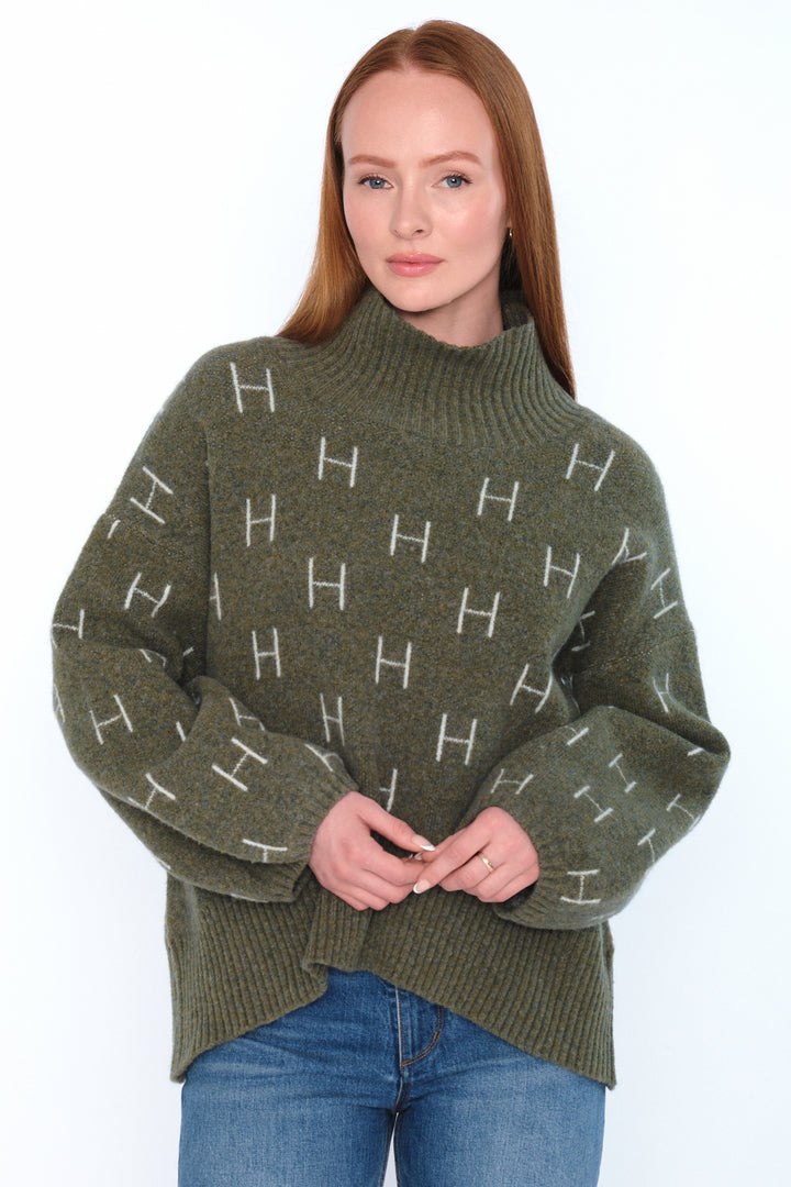 Hést FAM Short Sweater Winter Moss