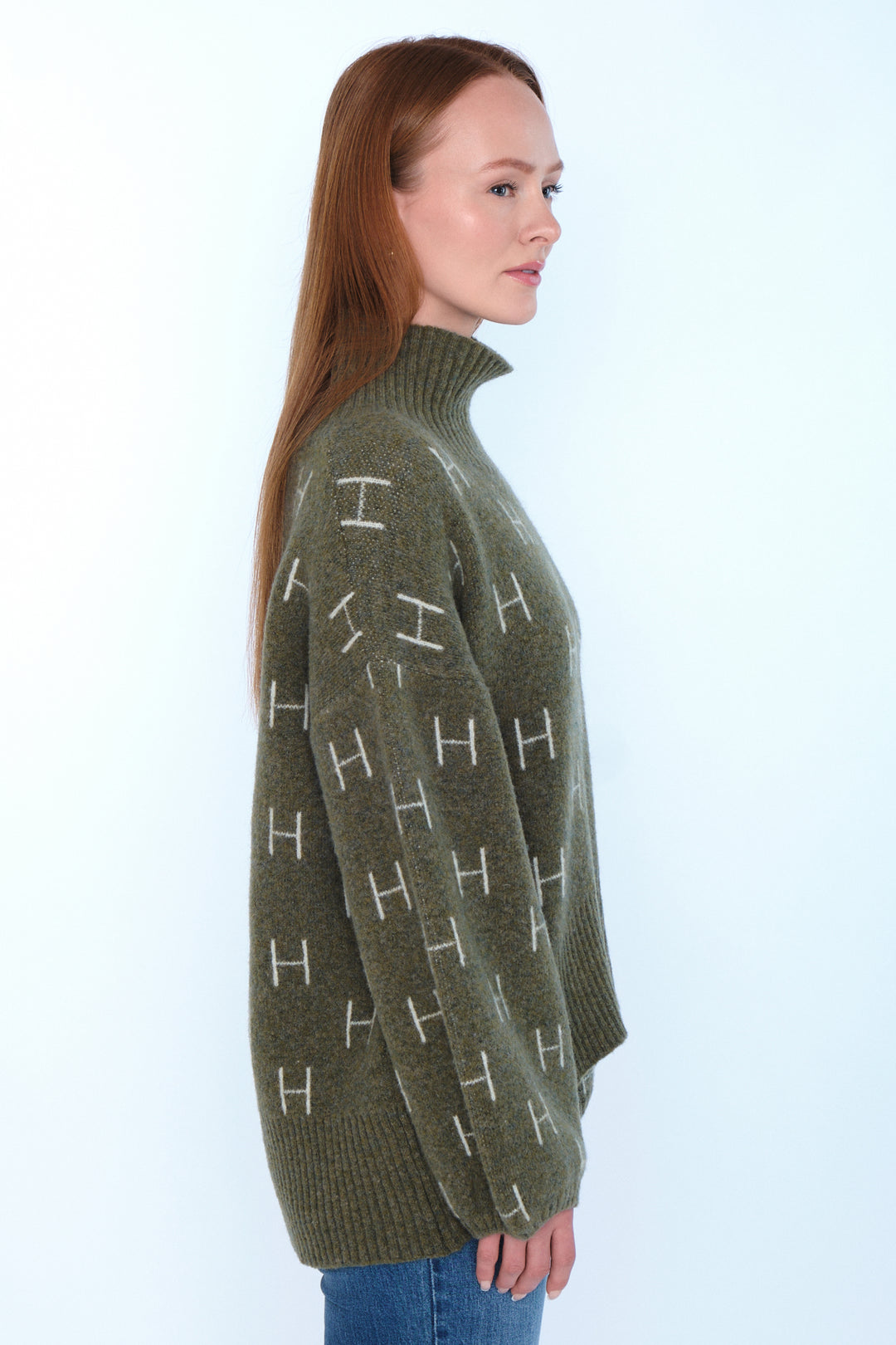 Hést FAM Short Sweater Winter Moss