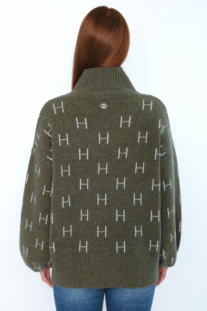 Hést FAM Short Sweater Winter Moss
