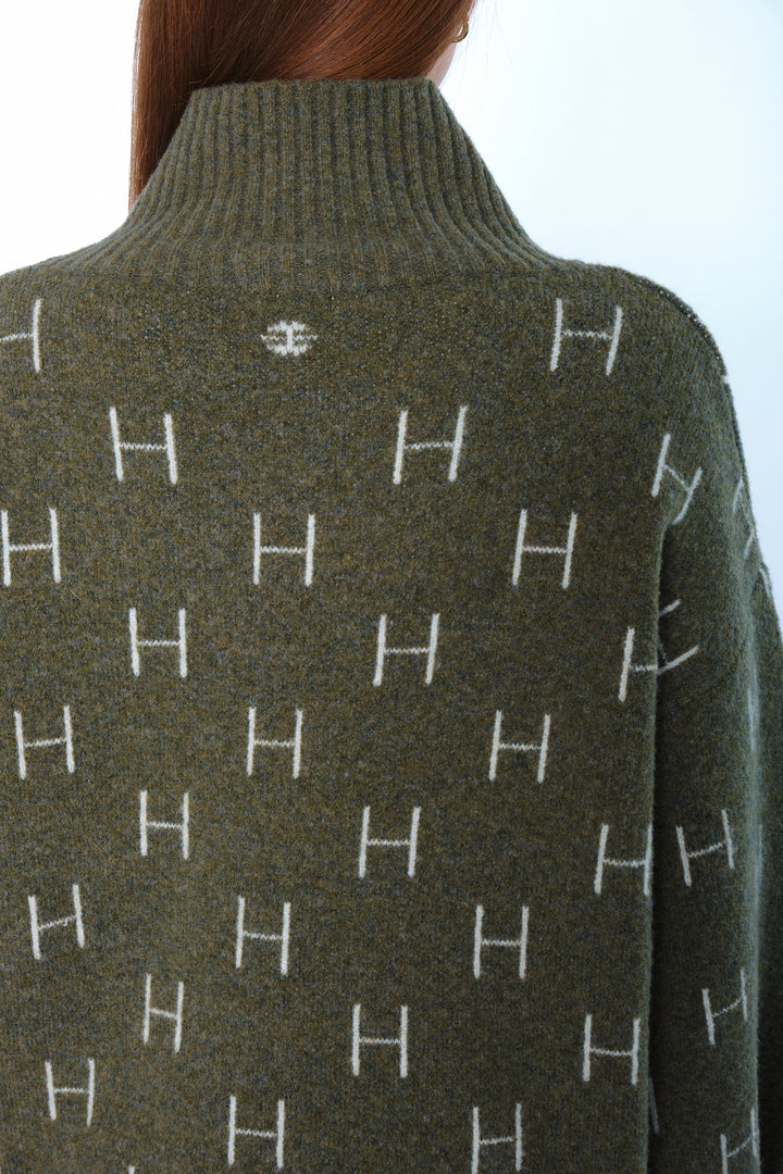 Hést FAM Short Sweater Winter Moss
