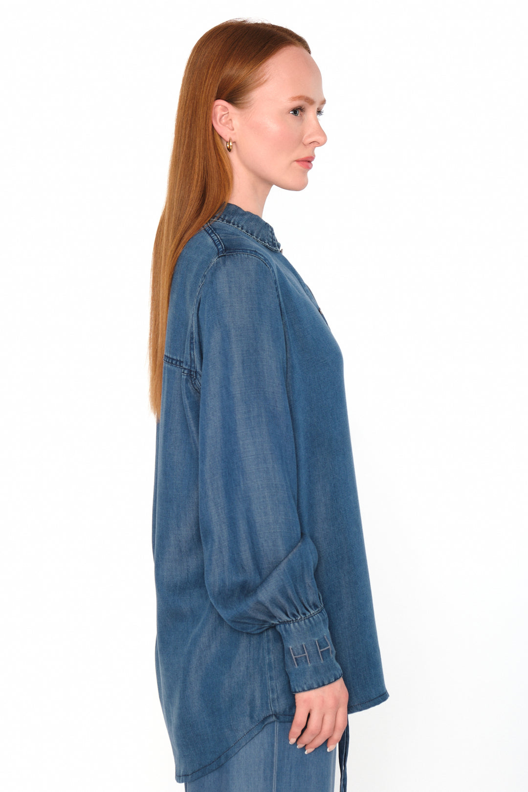 Hést Scarlett Shirt Medium Wash Blue Denim