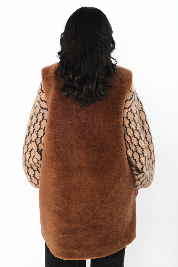 HÉST EMBLA Vest Brown