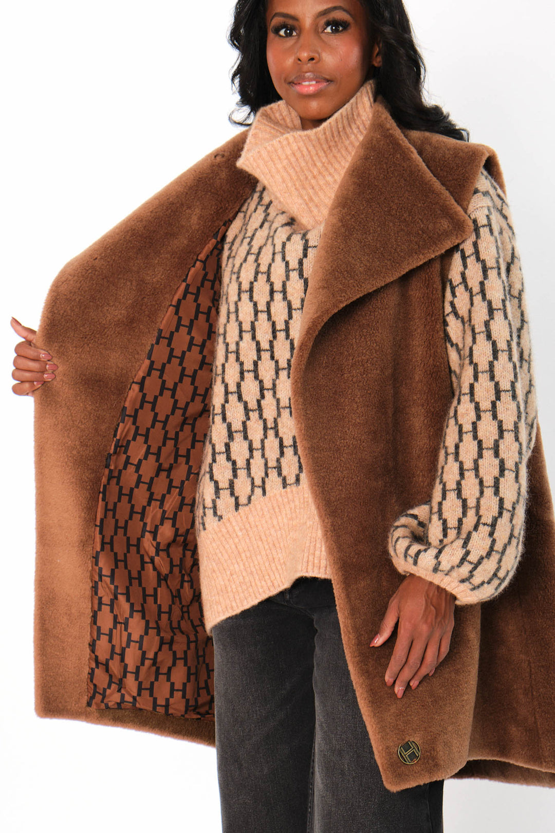 HÉST EMBLA Vest Brown