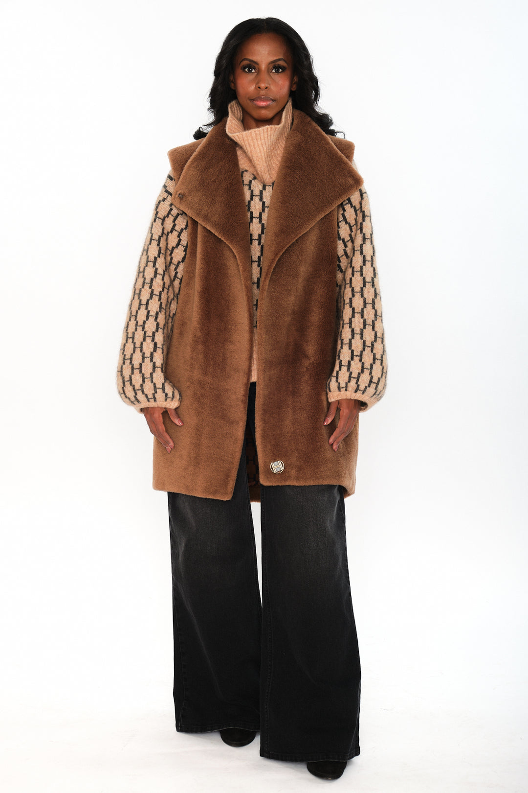 HÉST EMBLA Vest Brown
