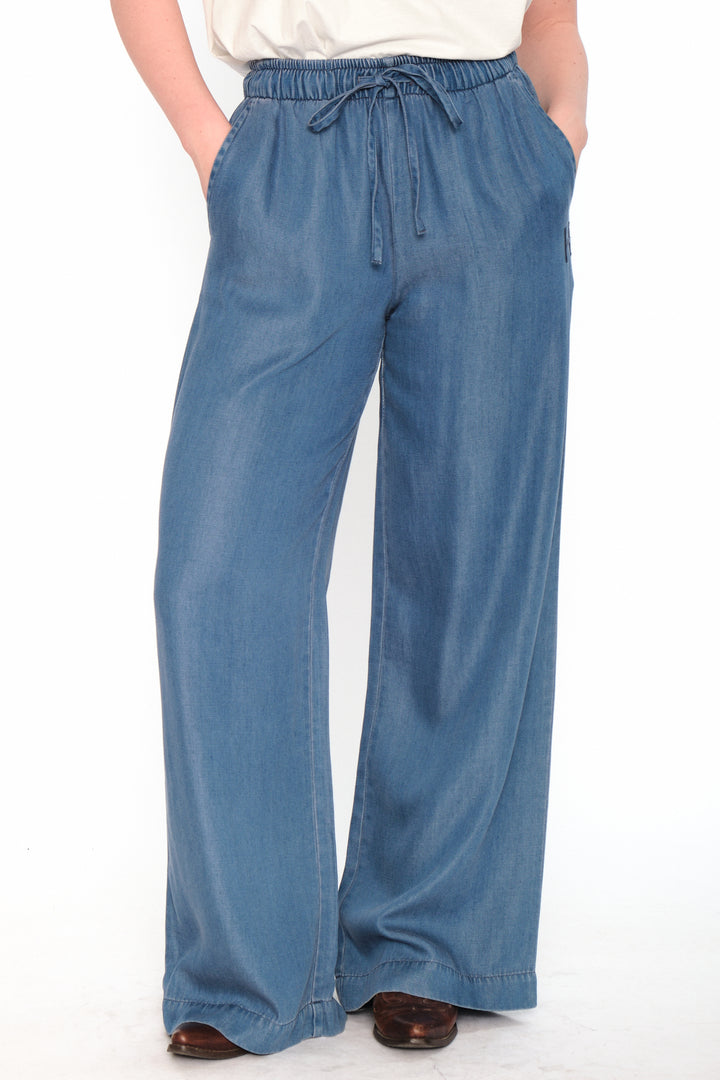 Hést Scarlett Pant Medium Wash Blue Denim