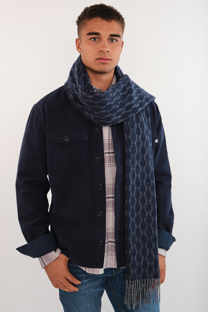 Hést KIM Scarf Navy Blazer